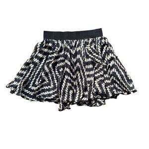 Vintage 90s made in USA 100% silk Milly of New York mini skirt sz 6